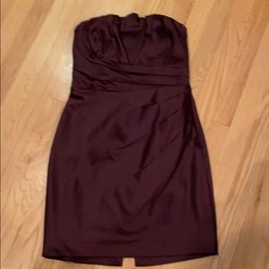 Express Burgundy Cocktail Dress